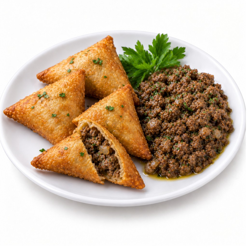 سمبوسه لحم