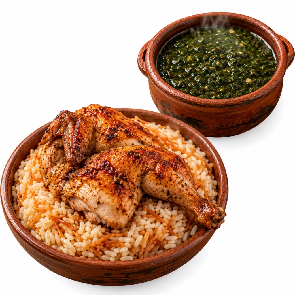 ملوخيه بالفراخ